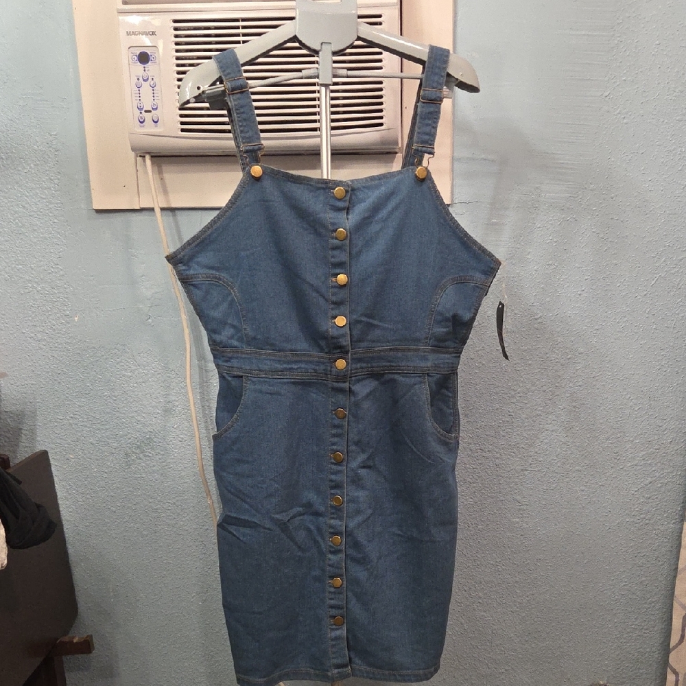 Hollywood & Vine Blue Denim Shirt Dress